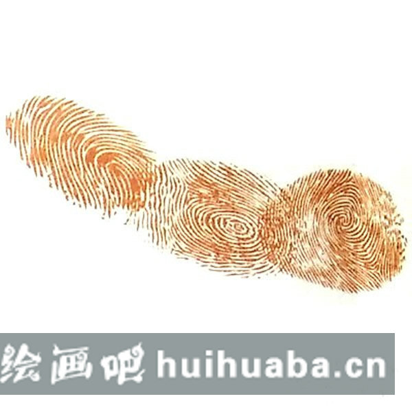 蓮藕指印畫