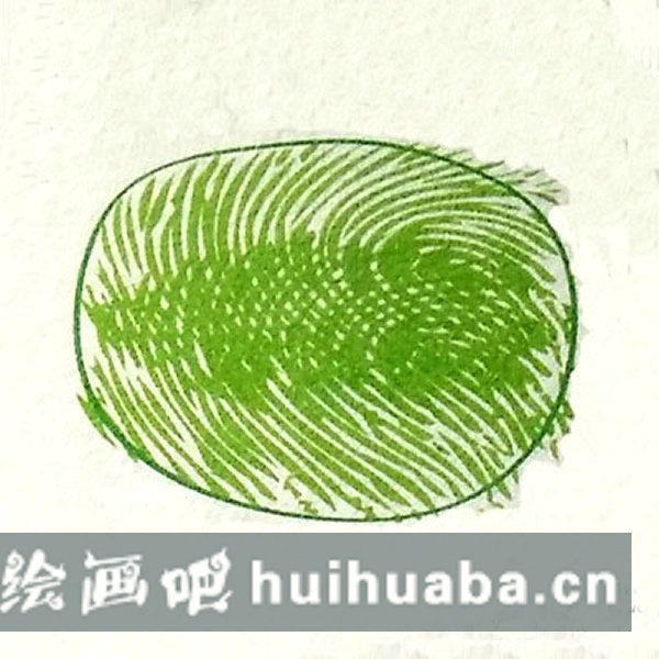 西瓜指印畫(huà)教程 幼兒手指印畫(huà)圖片