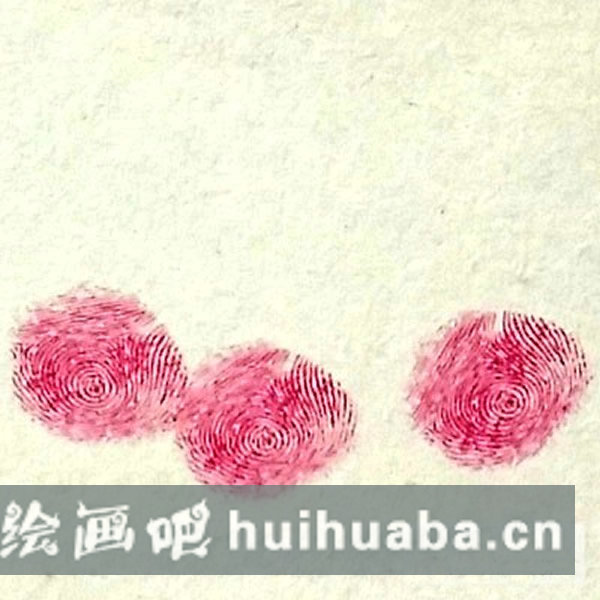櫻桃指印畫步驟教程 手指畫圖片簡(jiǎn)單幼兒園