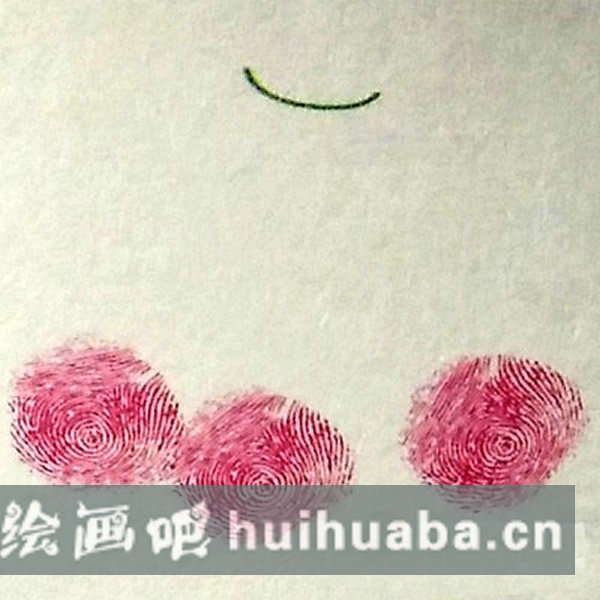 櫻桃指印畫步驟教程 手指畫圖片簡(jiǎn)單幼兒園