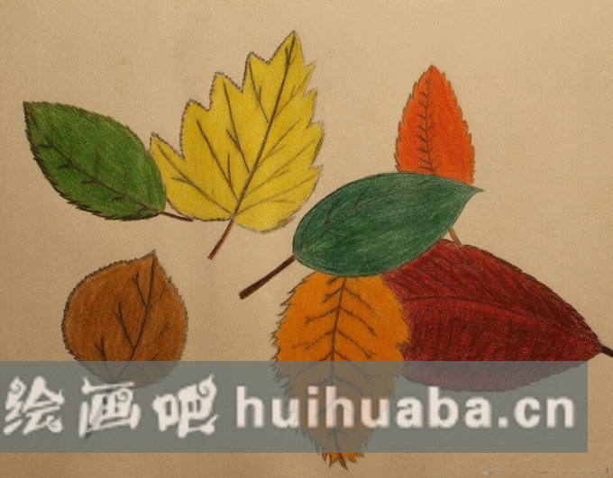 兒童畫秋天的圖畫 秋天的樹葉圖片兒童畫