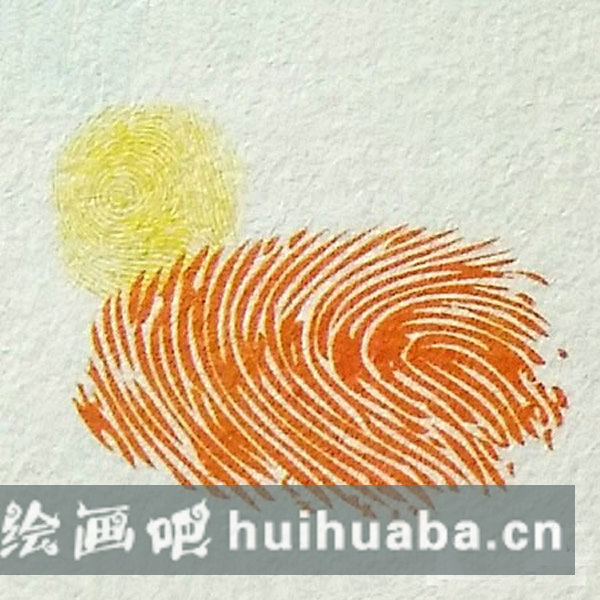 小鴨子指印畫教程 鴨子怎么畫最簡單畫法/手指畫圖片