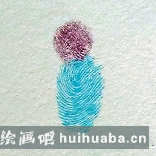 啄木鳥指印畫畫法步驟 小班美術(shù)手指印畫/手指畫圖片