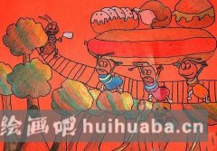 秋日螞蟻儲(chǔ)備忙