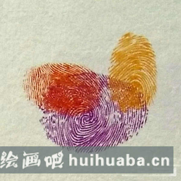 鴛鴦指印畫(huà)教程 小班美術(shù)手指印畫(huà)教案/手指畫(huà)圖片