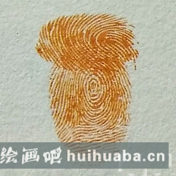 蟬指印畫教程 簡(jiǎn)筆蟬怎么畫的圖片教程/手指畫圖片