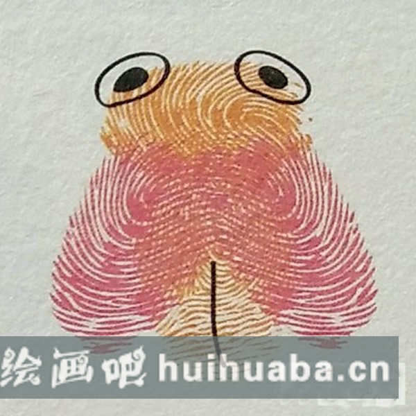 蟬指印畫教程 簡(jiǎn)筆蟬怎么畫的圖片教程/手指畫圖片