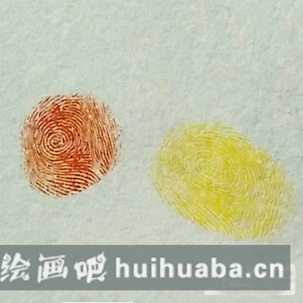 手指印畫 蜜蜂 兒童畫小蜜蜂教案/手指畫圖片