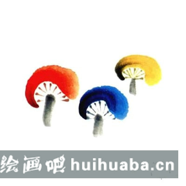 兒童畫蘑菇的畫法 怎么教兒童畫國畫教程