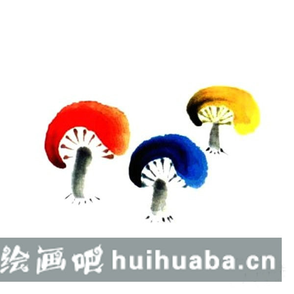 兒童畫蘑菇的畫法 怎么教兒童畫國畫教程