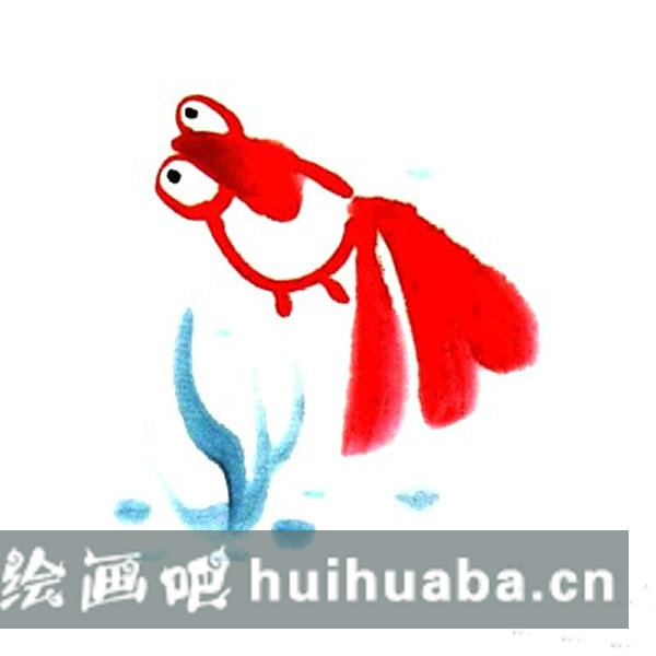 兒童國畫金魚步驟圖片 簡筆畫金魚怎么畫?