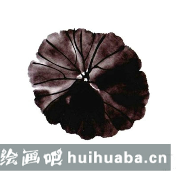 國畫荷葉簡單畫法 兒童畫荷葉的畫法