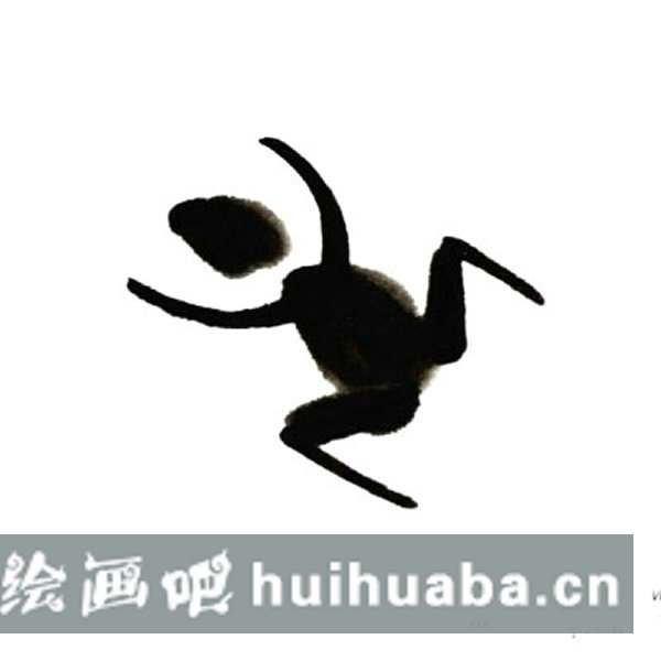 兒童中國畫青蛙教程 國畫圖片簡單兒童教程
