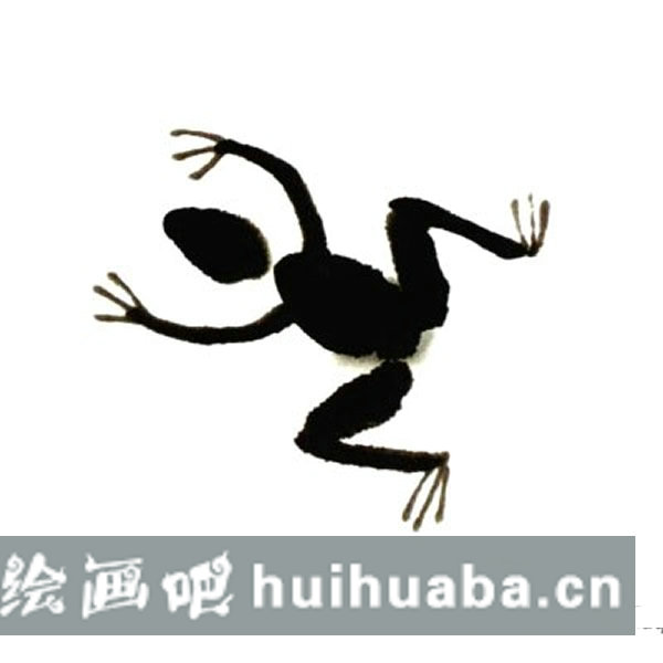 兒童中國畫青蛙教程 國畫圖片簡單兒童教程