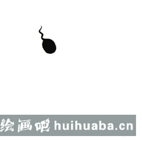 小蝌蚪兒童國畫 小蝌蚪的水墨畫怎樣畫