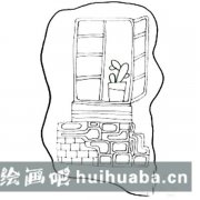 窗外風(fēng)景兒童創(chuàng)意繪
