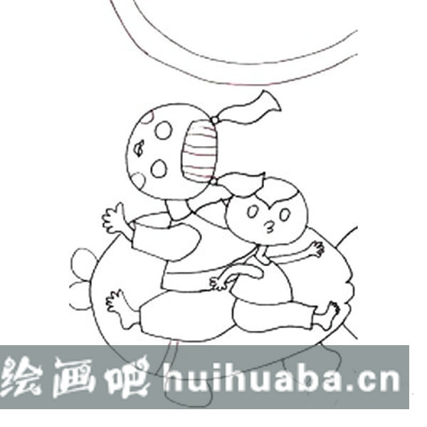 關(guān)于春節(jié)的兒童畫 兒童畫年年有余怎么畫