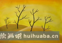 秋日童趣風(fēng)景圖