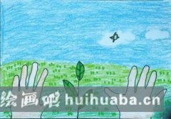 幼兒園大班綠色家園繪畫展
