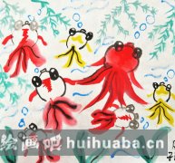 池塘金魚趣事多