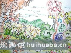 兒童秋天寫(xiě)生畫(huà)展風(fēng)采