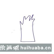 兒童畫大樹步驟教程