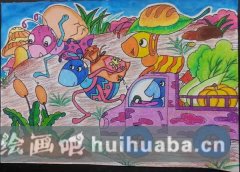 小螞蟻合力運糧食