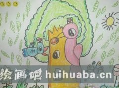 啄木鳥(niǎo)簡(jiǎn)易兒童畫教程