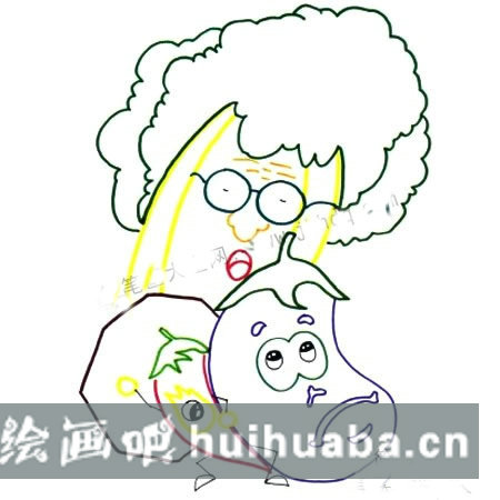 【蔬菜創(chuàng)意水彩畫教程】基礎構圖