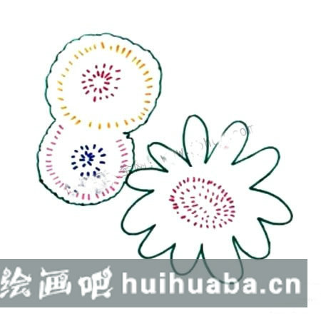 如何繪制美麗的蒲公英兒童畫