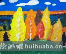 秋日斑斕畫卷