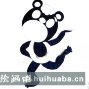 熊瞎子掰苞米兒童畫(huà)教程步驟圖