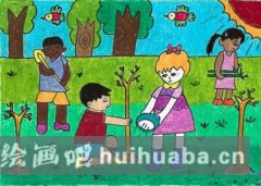 春日童趣植綠意 環(huán)保童畫展風(fēng)采