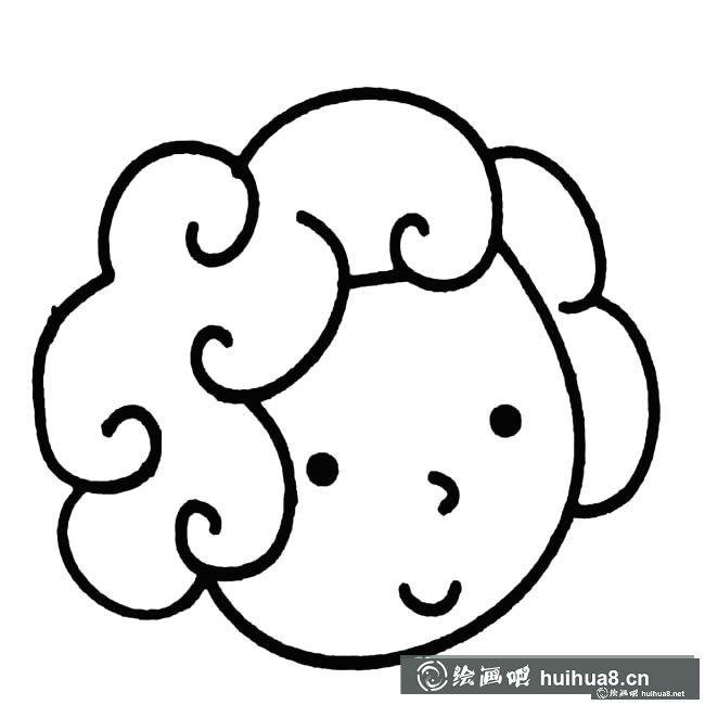 老媽媽頭像人物簡(jiǎn)筆畫(huà)步驟圖片大全
