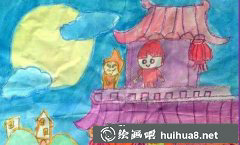 登高賞月夜美景