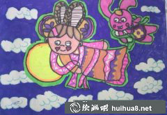 中秋兒童畫(huà)獲獎(jiǎng)作品品鑒