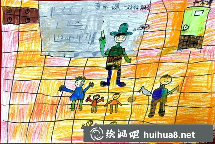 教師節(jié)兒童畫圖片 我心中的老師兒童畫