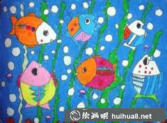 幼兒園海底世界創(chuàng)意兒童畫