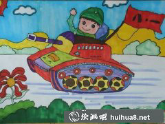 八一建軍節(jié)水彩兒童畫精選