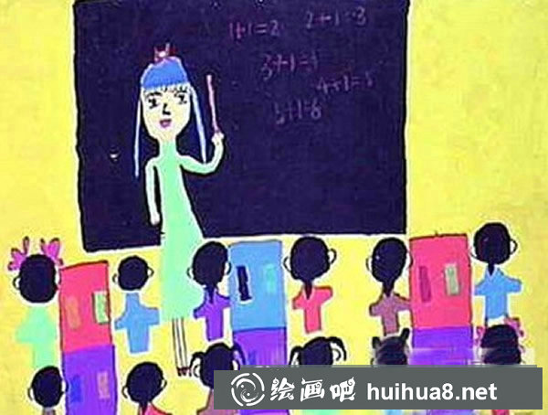 教師節(jié)兒童畫 教師節(jié)題材的兒童畫