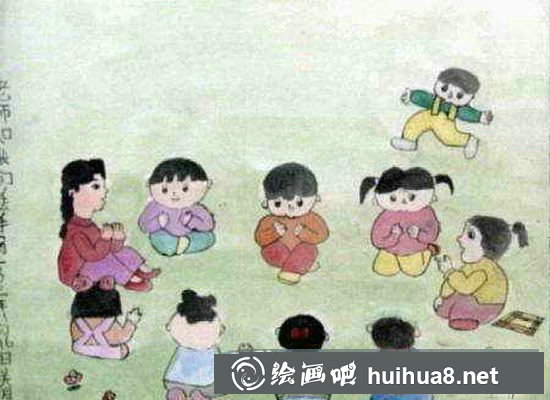 教師節(jié)圖畫作品 教師節(jié)小班兒童畫欣賞