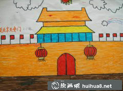 北京天安門(mén)兒童畫(huà)展風(fēng)采