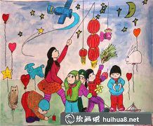 我的快樂春節(jié)童趣繪