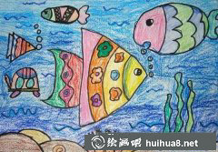 幼兒創(chuàng)意海底樂園畫作