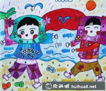 六一童趣節(jié)水彩繪賞析