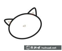 貓的簡(jiǎn)筆畫(huà)繪制步驟
