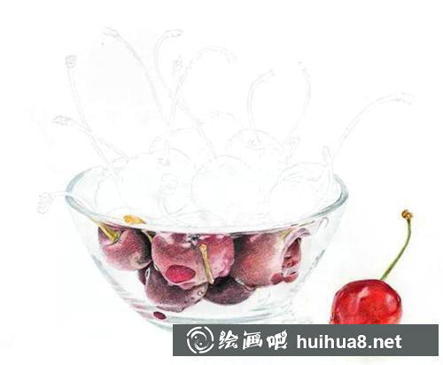 櫻桃繪制步驟5