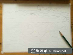 梵高草垛繪畫教程
