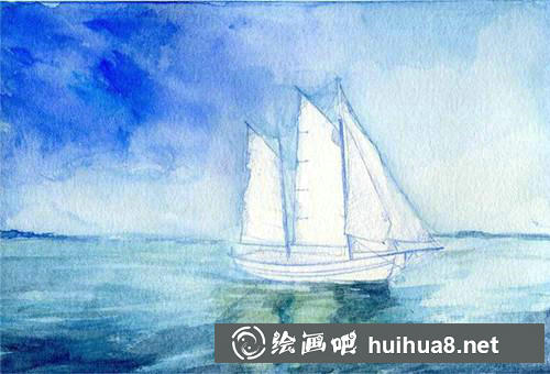 海水顏色繪制