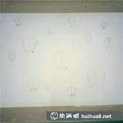 水彩孔明燈畫法教程